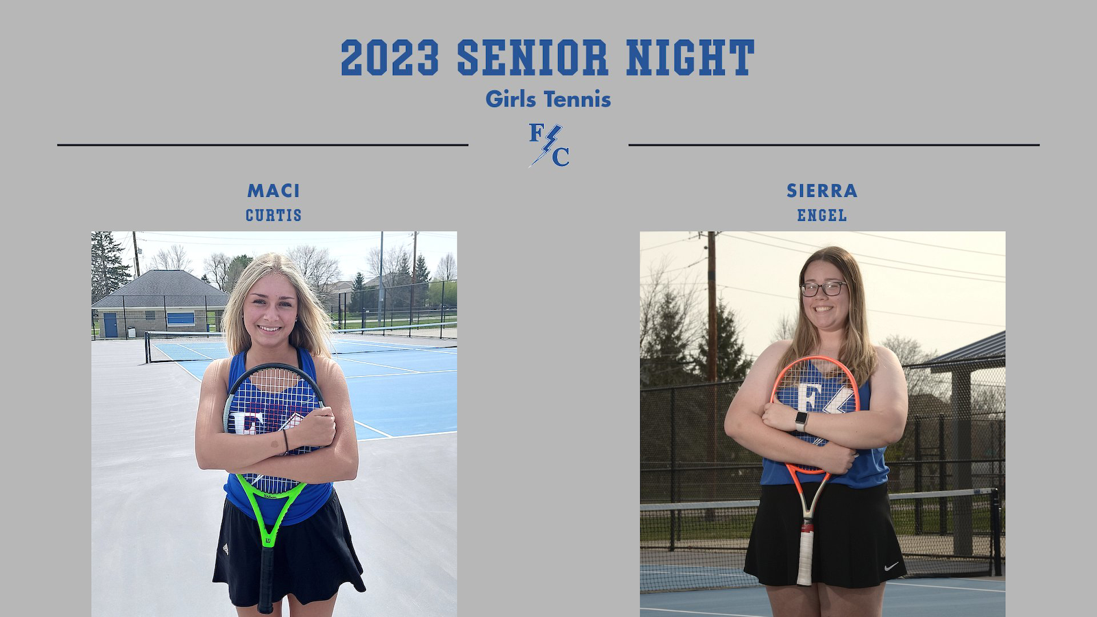 Tennis Senior Night Franklin Central High School Athletics